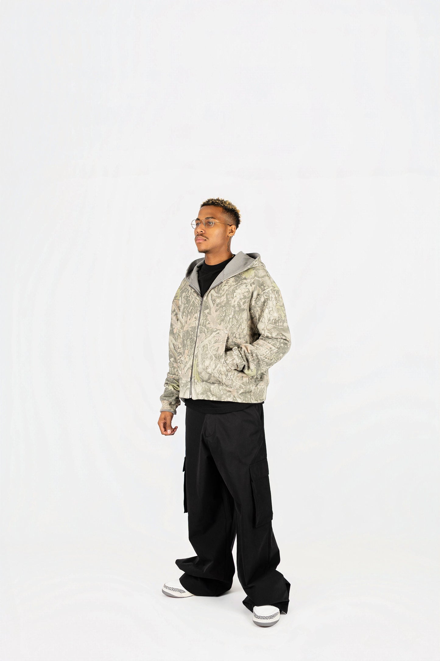 Reversible Camo Zip Up