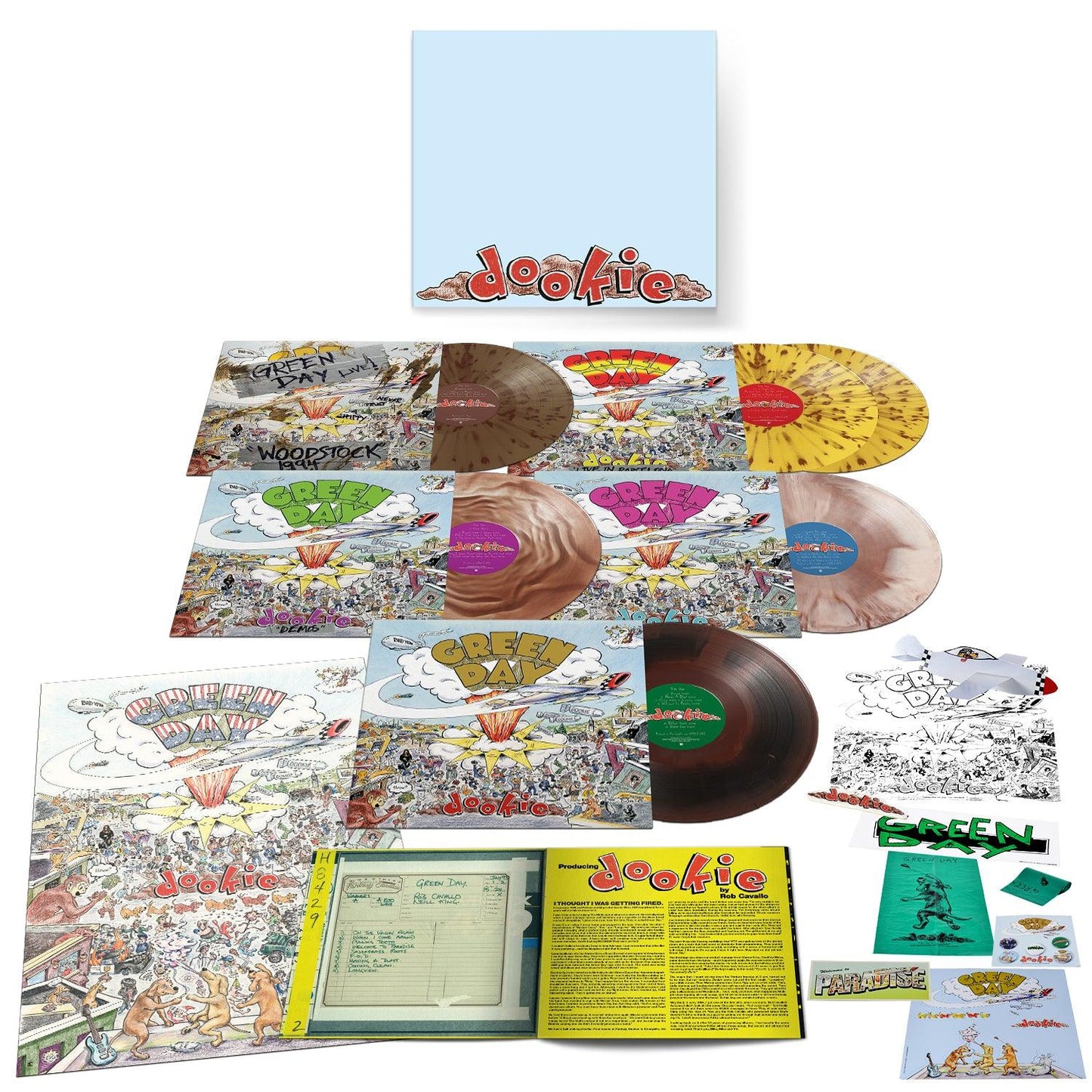 Green Day- Dookie (30th Anniversary 6LP Deluxe Edition) (Indie Exclusive Vinyl) ( LP )