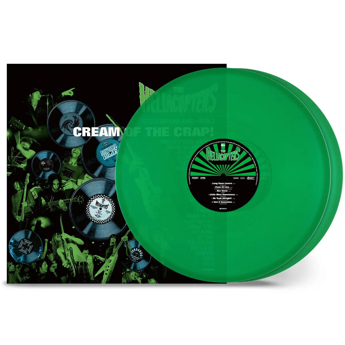 Hellacopters- Cream Of The Crap: Collected Non-Album Works Vol. 3 (Translucent Green Vinyl) ( LP )