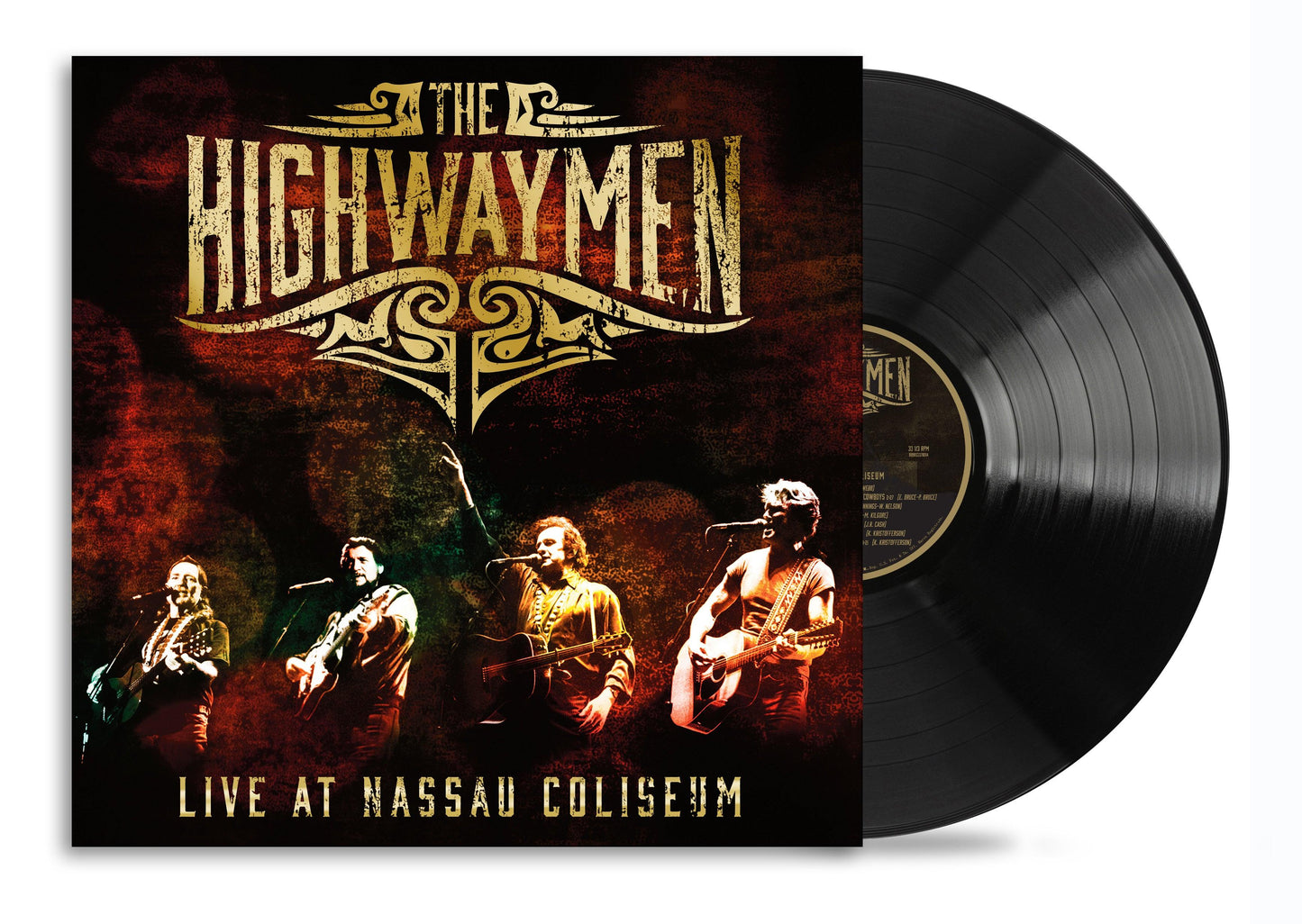 The Highwaymen- Live At Nassau Coliseum ( LP )