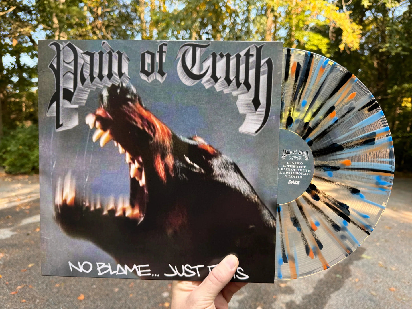 Pain of Truth- No Blame... Just Facts (Knicks/Mets Splatter) (DAZE Records) ( LP )
