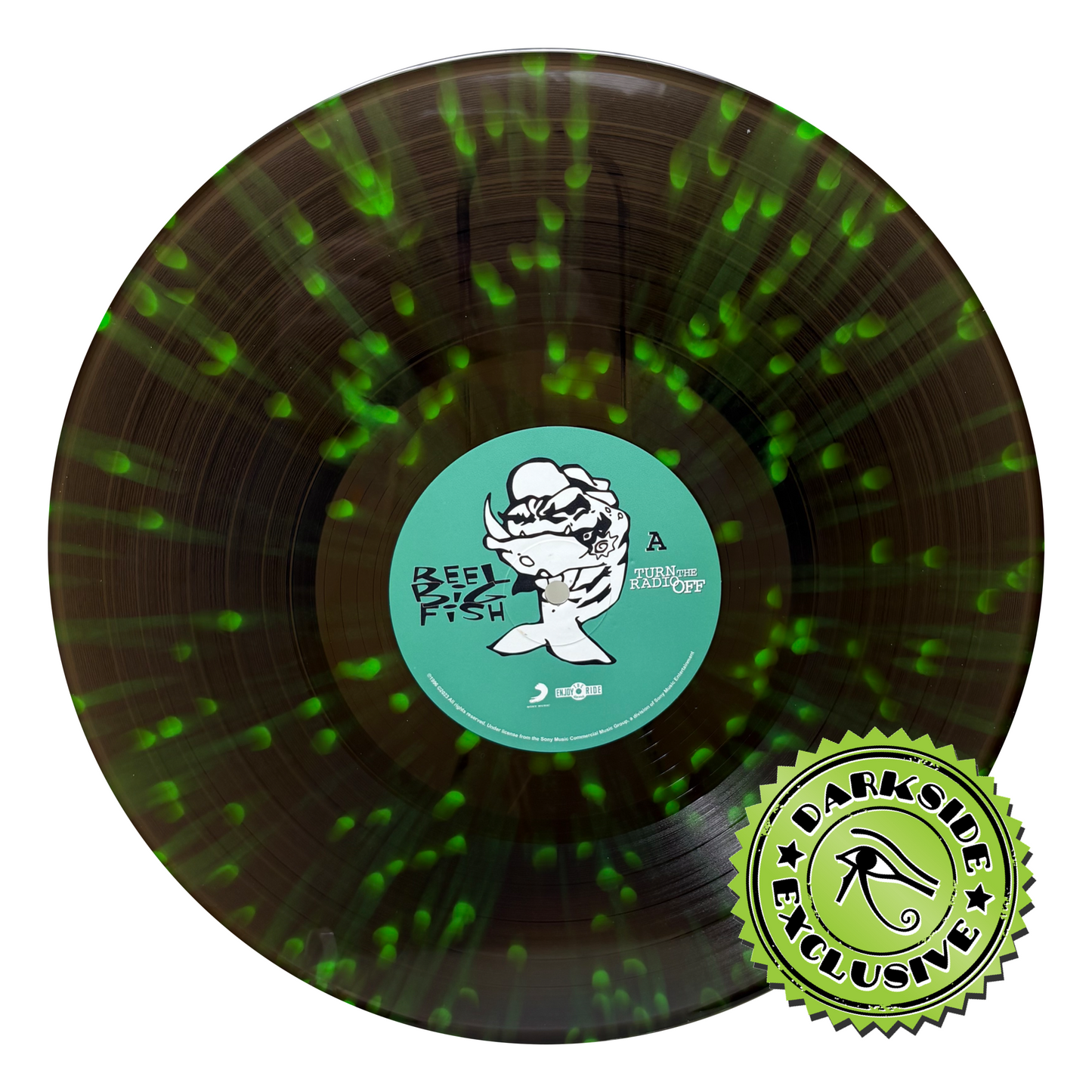 Reel Big Fish- Turn The Radio Off (Darkside Exclusive Black Ice w/ Neon Green Splatter Vinyl) ( LP )