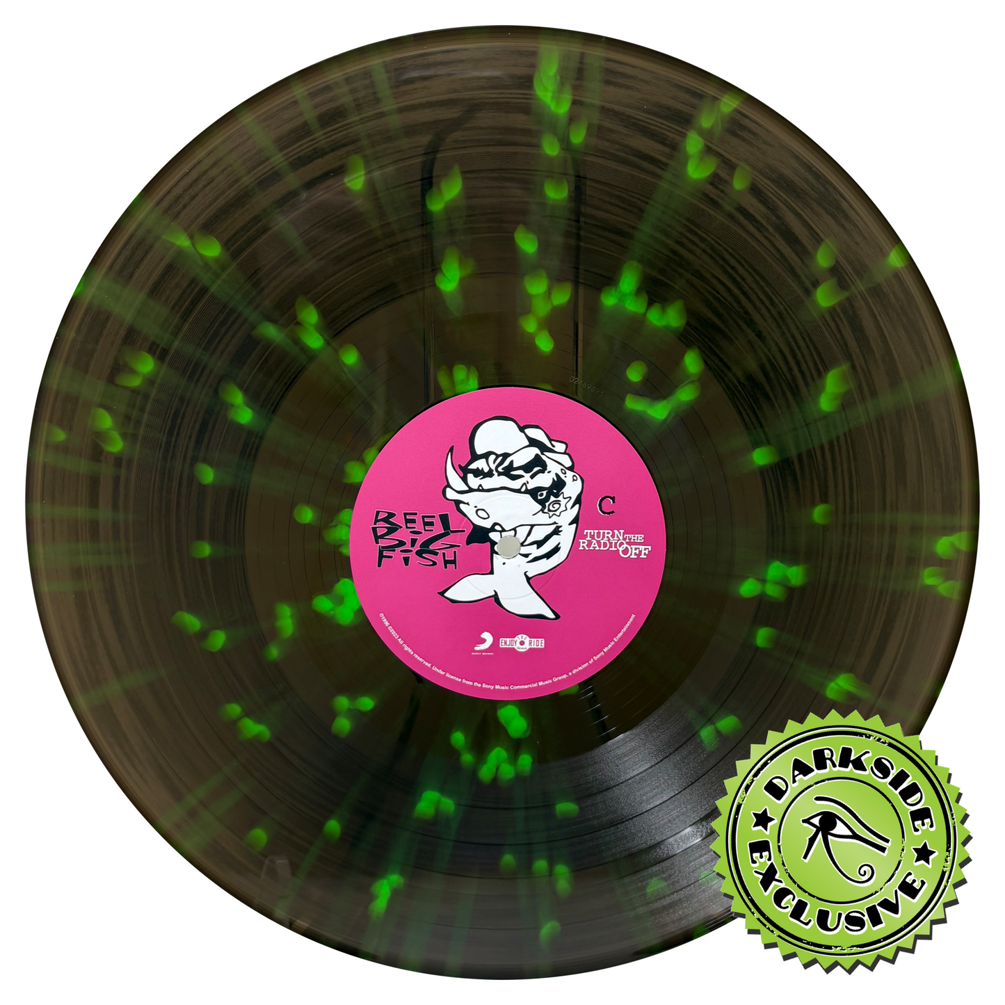 Reel Big Fish- Turn The Radio Off (Darkside Exclusive Black Ice w/ Neon Green Splatter Vinyl) ( LP )