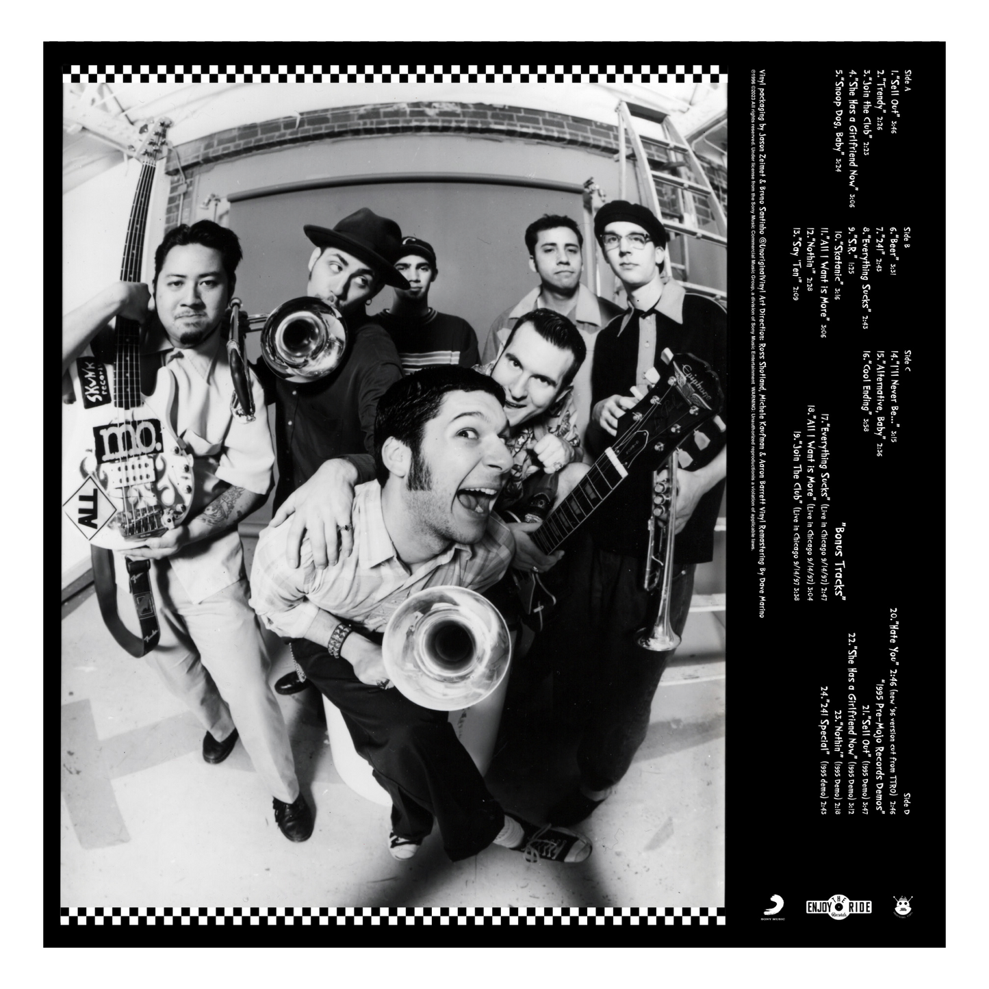 Reel Big Fish- Turn The Radio Off (Darkside Exclusive Black Ice w/ Neon Green Splatter Vinyl) ( LP )