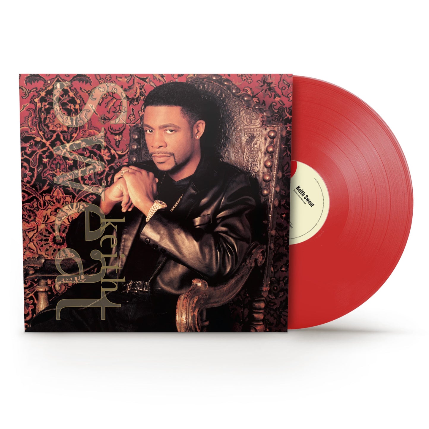 Keith Sweat- Keith Sweat (Elektra 75) (Translucent Red Vinyl) ( LP )