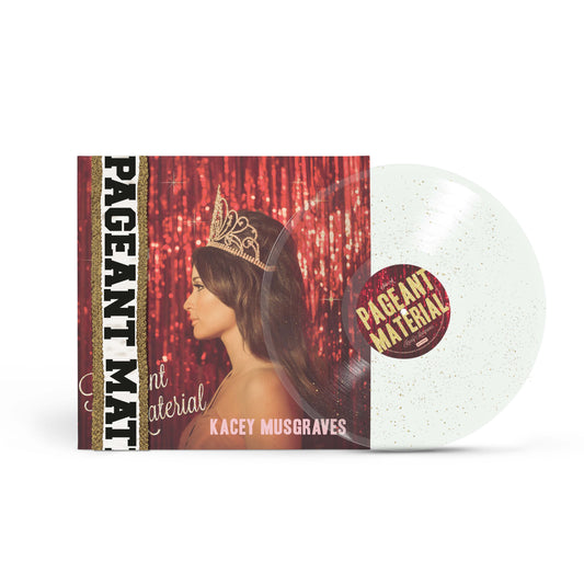 Kacey Musgraves- Pageant Material (10 Year Anniversary) [Clear Gold Glitter LP] ( LP )