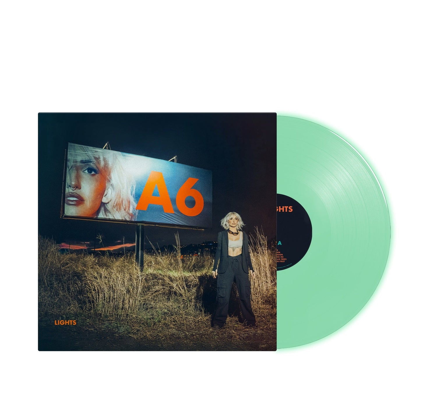 Lights- A6 [Glow-In-The-Dark LP] (Indie Exclusive Vinyl) ( LP )