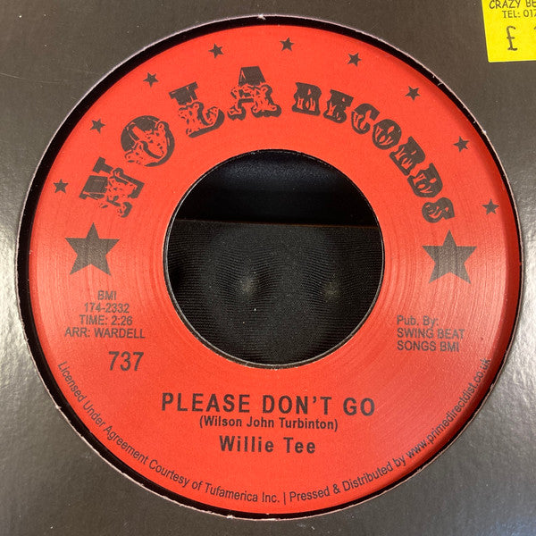 Willie Tee- Please Don't Go ( LP )