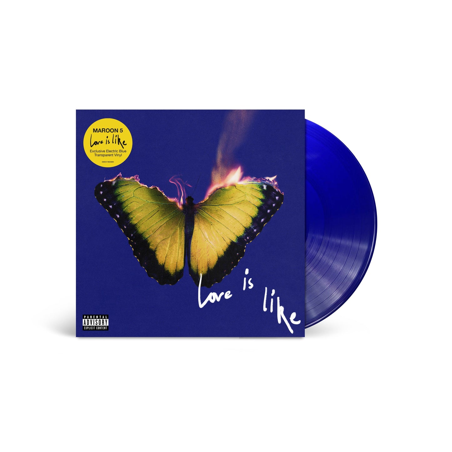 Maroon 5- Love Is Like [Electric Blue Transparent LP] (Indie Exclusive Vinyl) ( LP )