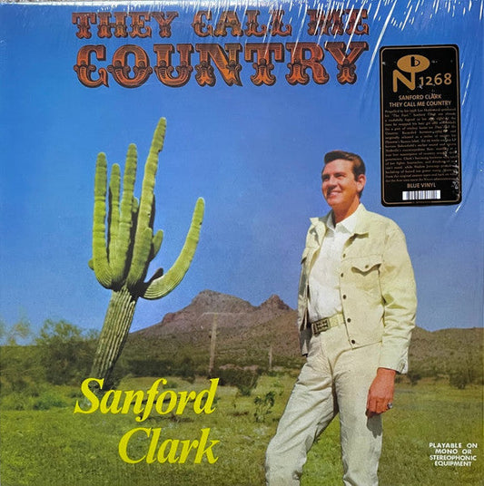 Sanford Clark- They Call Me Country - Limited Blue Colored Vinyl ( LP )