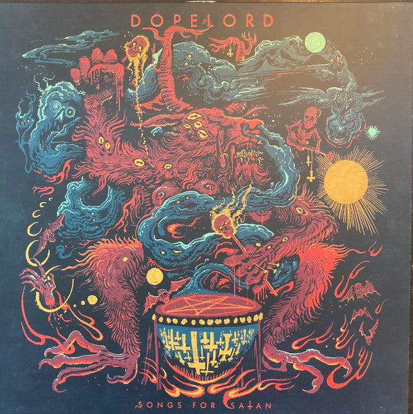 Dopelord- Songs For Satan - Blue & Black Marble Vinyl ( LP )