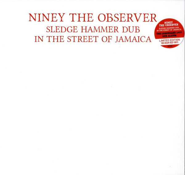 Niney the Observer- Sledge Hammer Dub In The Street Of Jamaica ( LP )