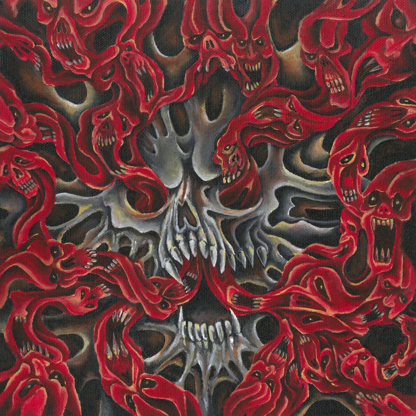 Extinguish- One Less Enemy (Silver Inside Cloudy Clear w/Gold Splatter Vinyl) (DAZE Records) ( LP )