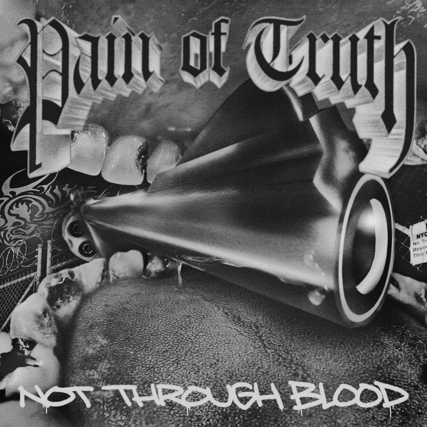 Pain Of Truth- Not Through Blood (Blue Swirl) (DAZE Records) ( LP )