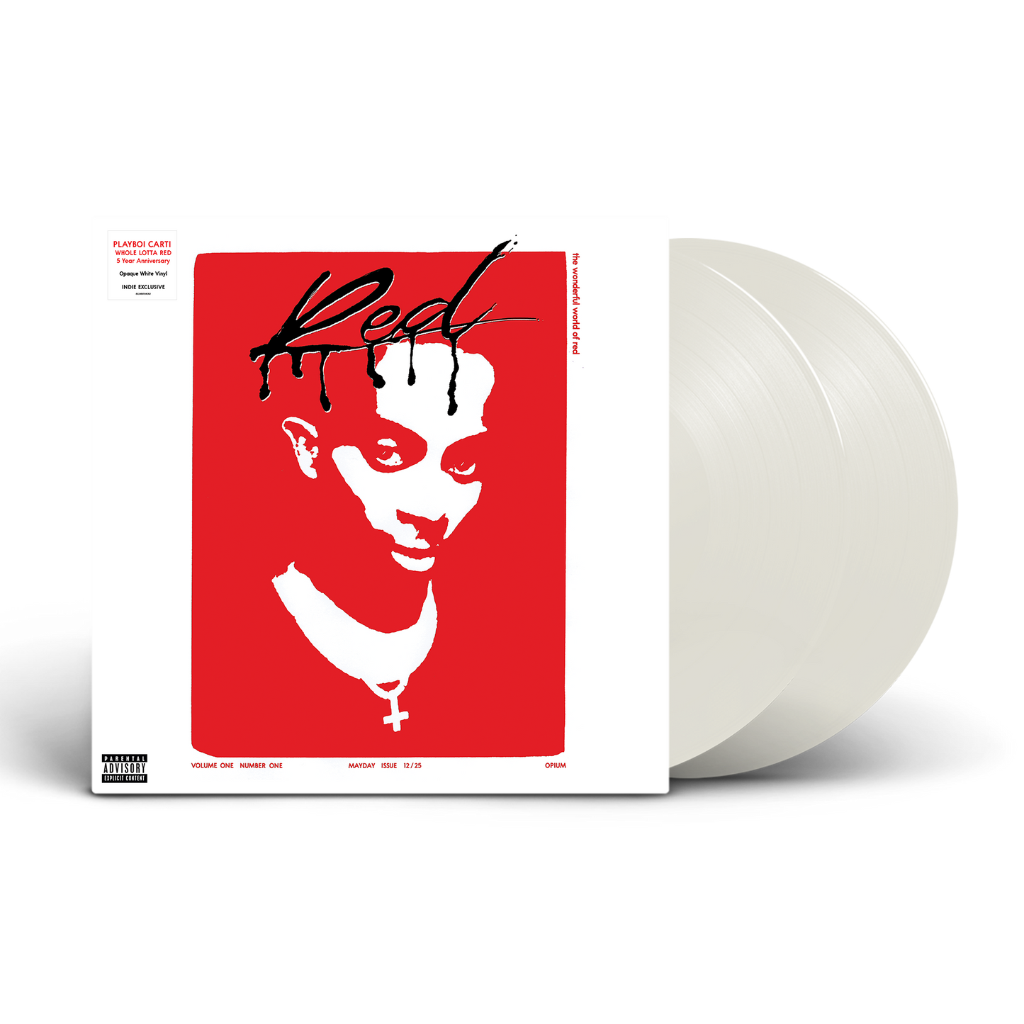 Playboi Carti- Whole Lotta Red (5 Year Anniversary Edition) [Rain Cloud White 2 LP] [Alternate Cover] (Indie Exclusive Vinyl) ( LP )