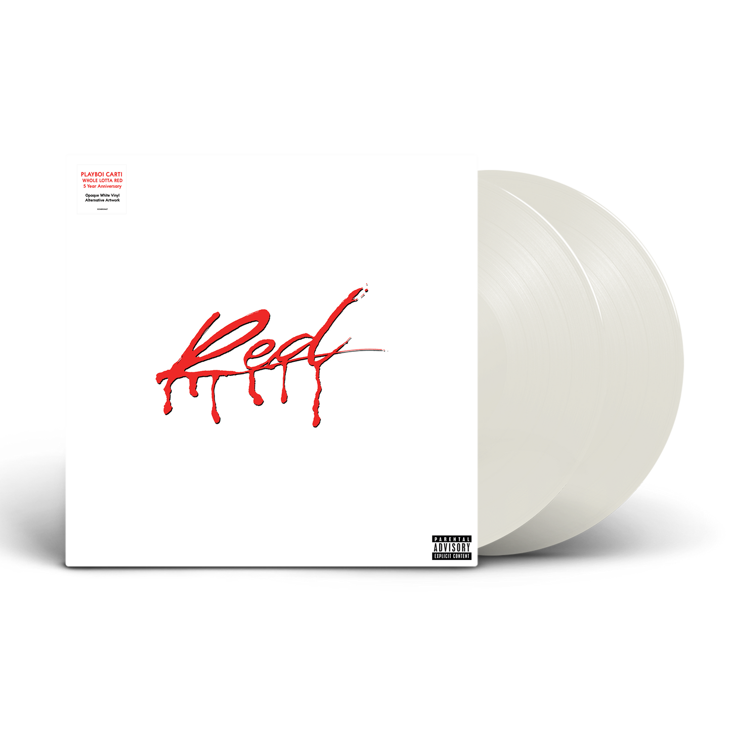 Playboi Carti- Whole Lotta Red (5 Year Anniversary Edition) [Rain Cloud White 2 LP] (Alternate Cover Art) ( LP )
