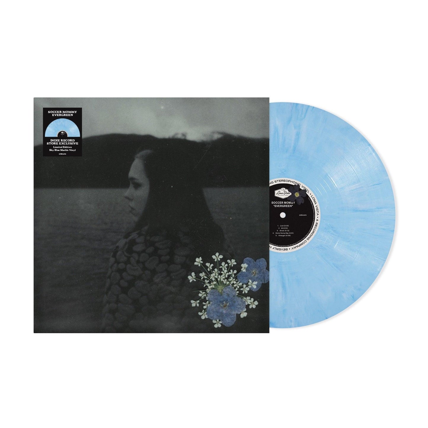 Soccer Mommy- Evergreen [Sky Blue Marble LP] (Indie Exclusive Vinyl) ( LP )