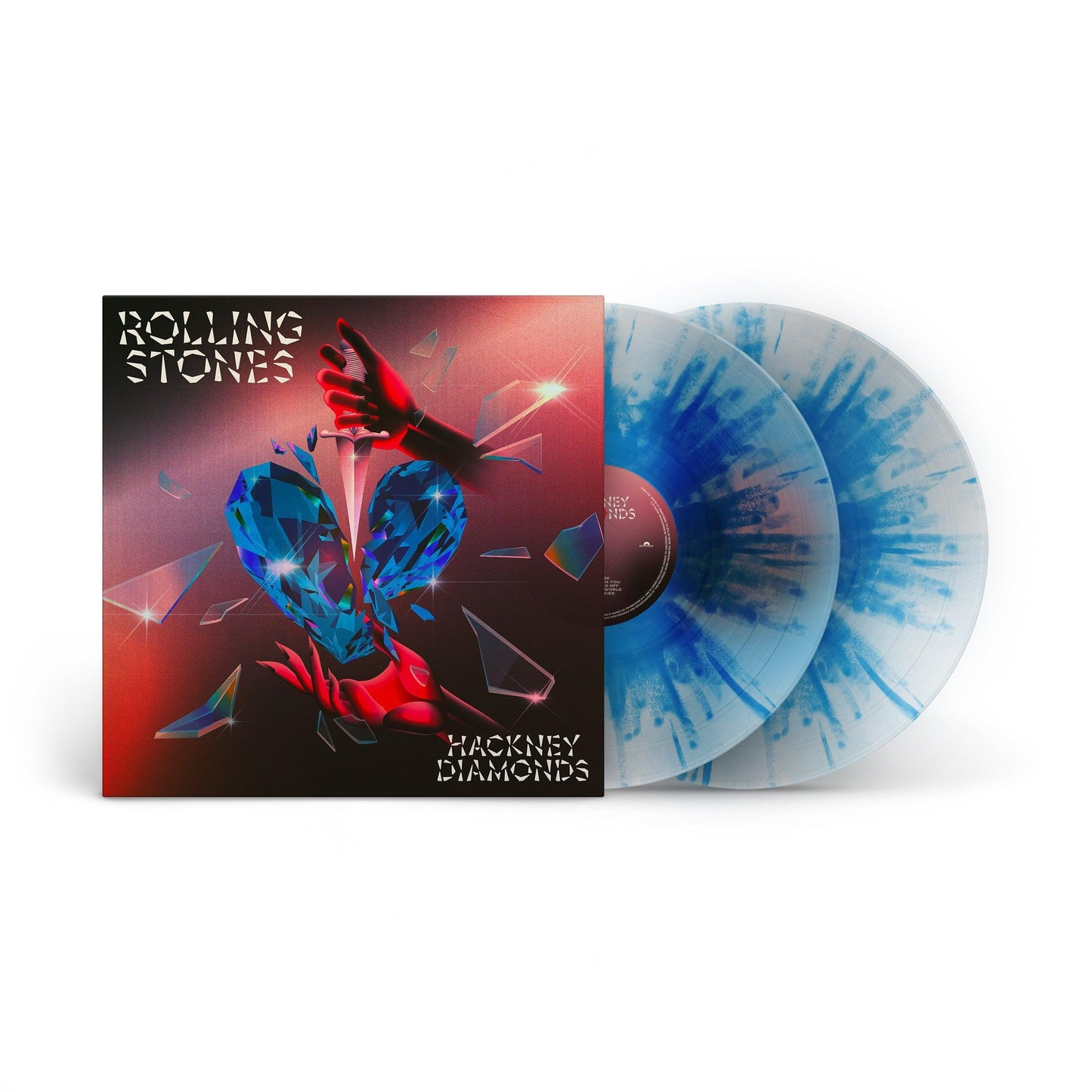 Rolling Stones- Hackney Diamonds (1 Year Anniversary) [Clear/Blue Splatter 2 LP] ( LP )