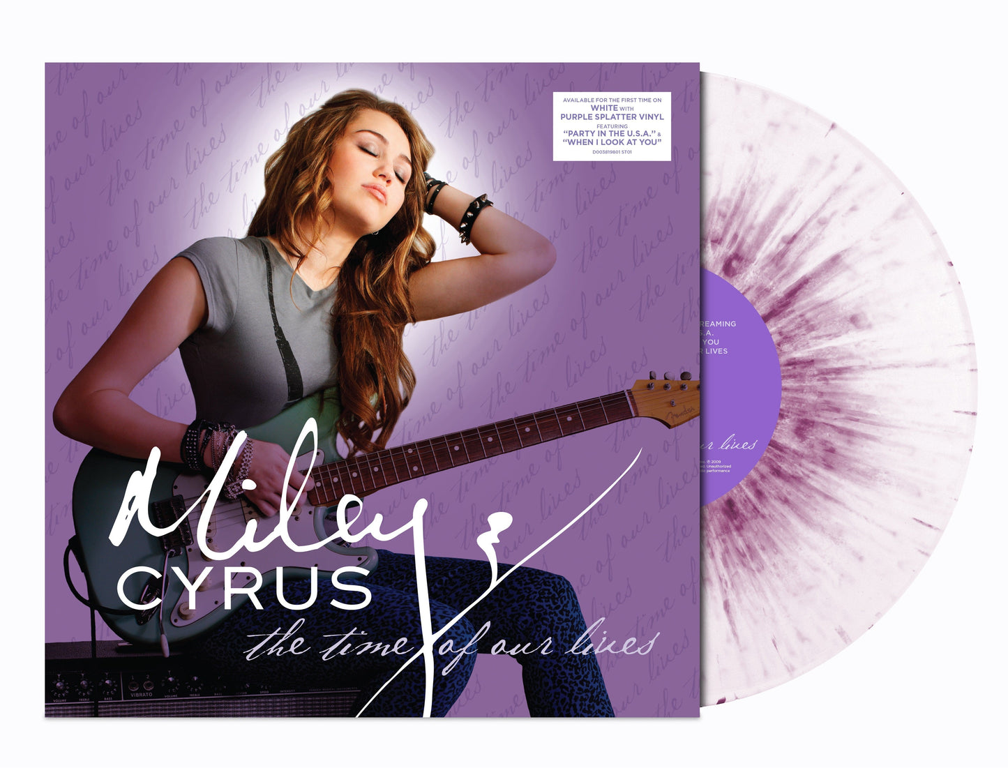 Miley Cyrus- The Time of Our Lives [White/Purple Splatter 12" EP] ( LP )