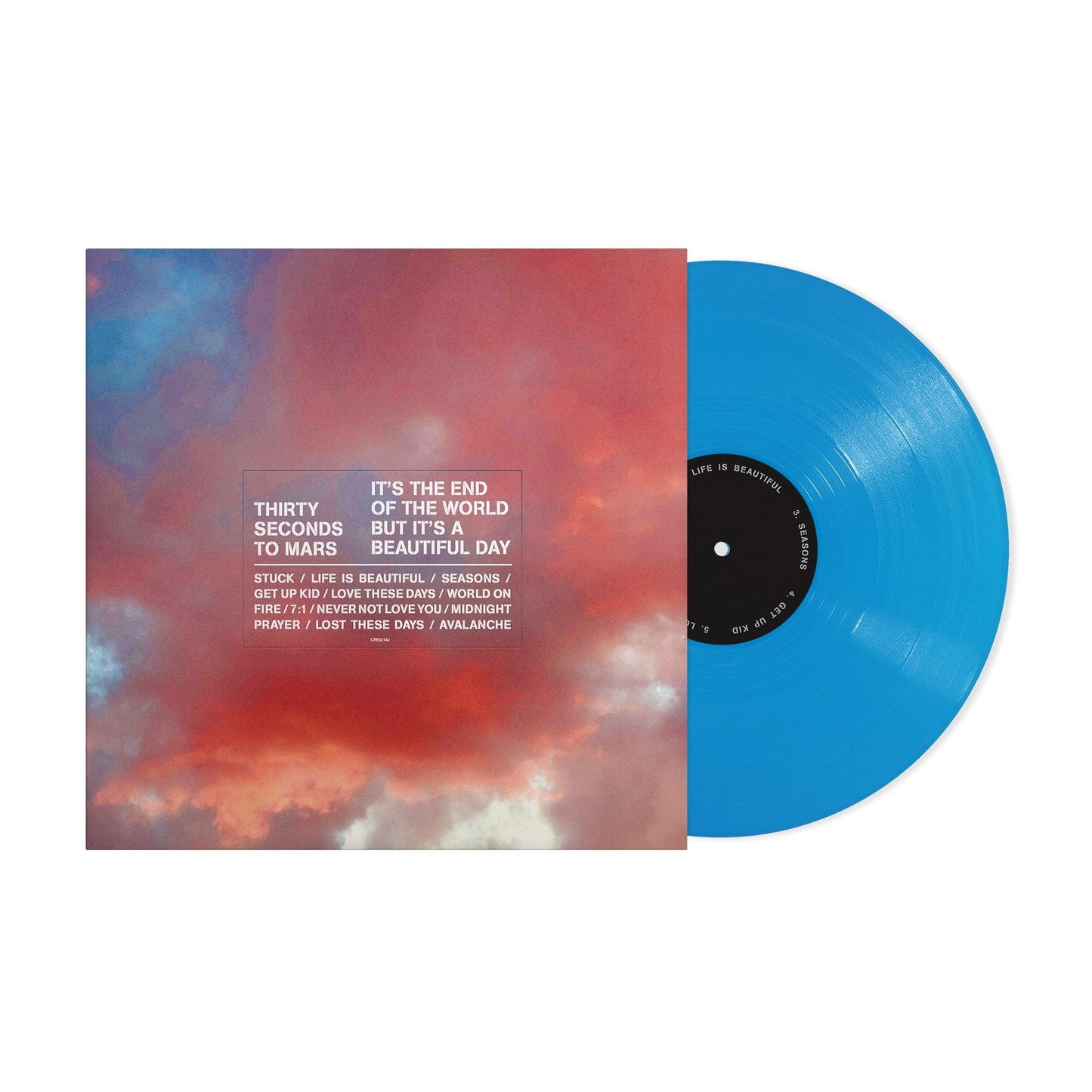 Thirty Seconds To Mars- It's The End Of The World But It's A Beautiful Day [Blue LP] ( LP )