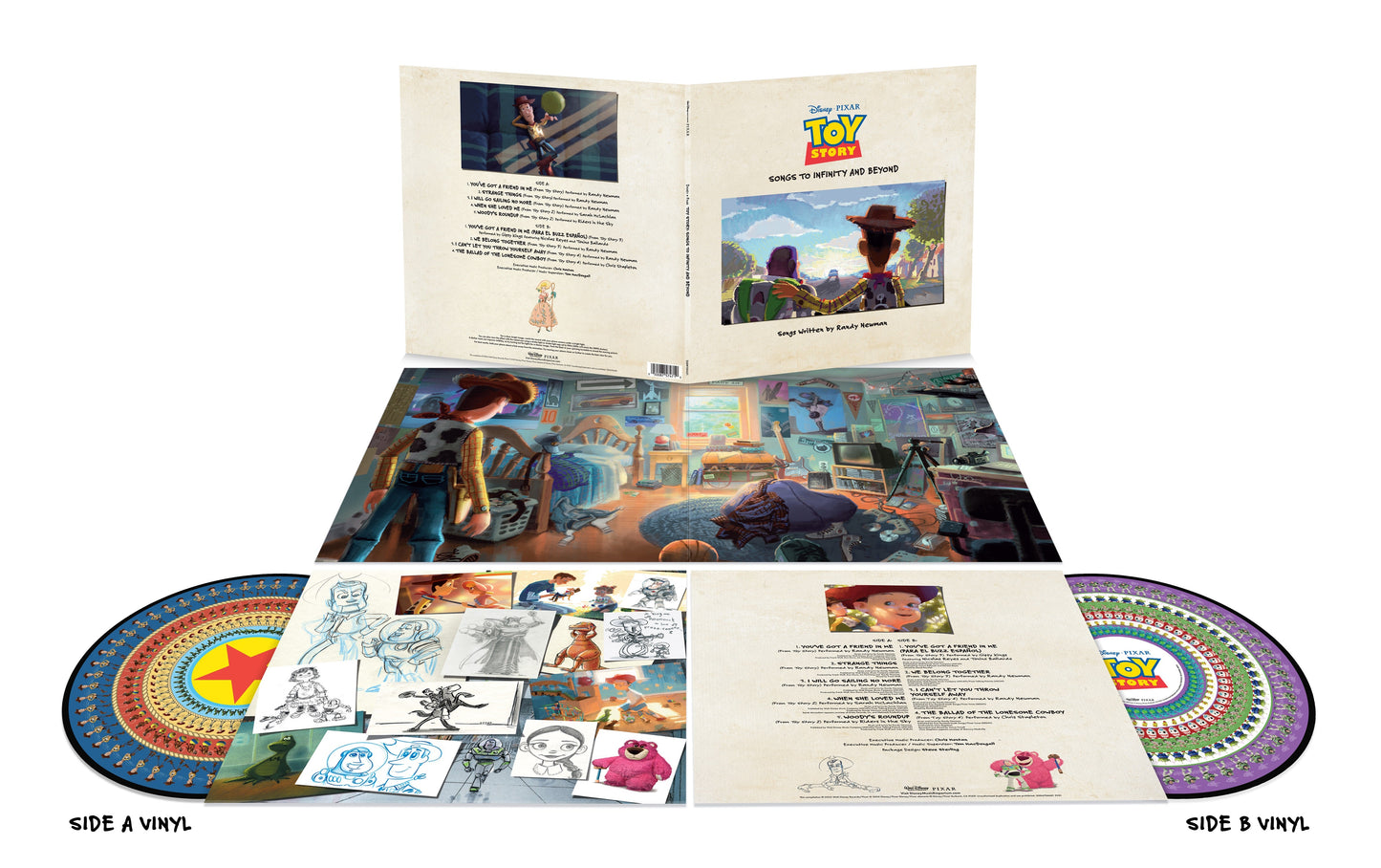 Toy Story: Songs To Infinity & Beyond (Randy Newman) (30th Anniversary Limited Edition Zoetrope Vinyl) ( LP )