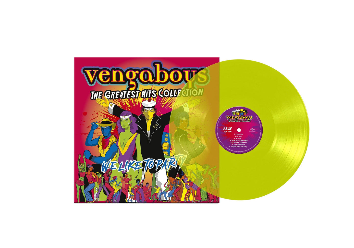 The Vengaboys- We Like To Party: The Greatest Hits Collection [Transparent Lime Green LP] ( LP )