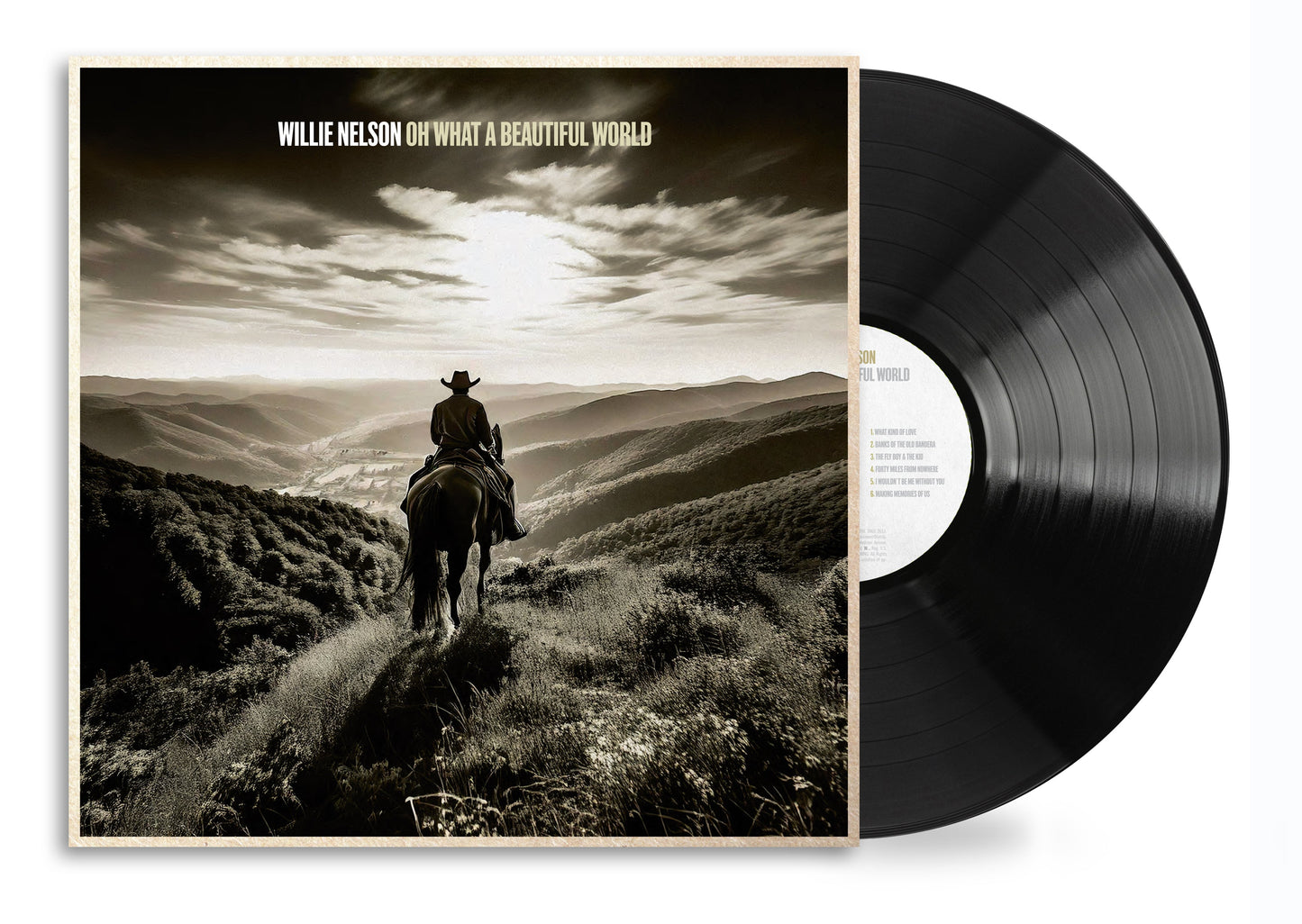 Willie Nelson- Oh What A Beautiful World ( LP )