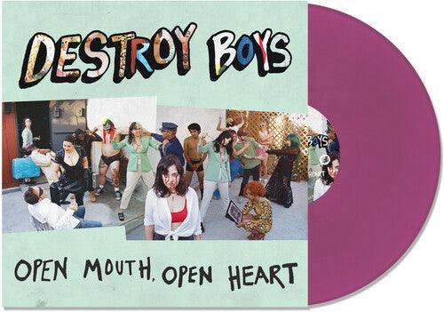 Destroy Boys- Open Mouth, Open Heart (Purple Vinyl) ( LP )