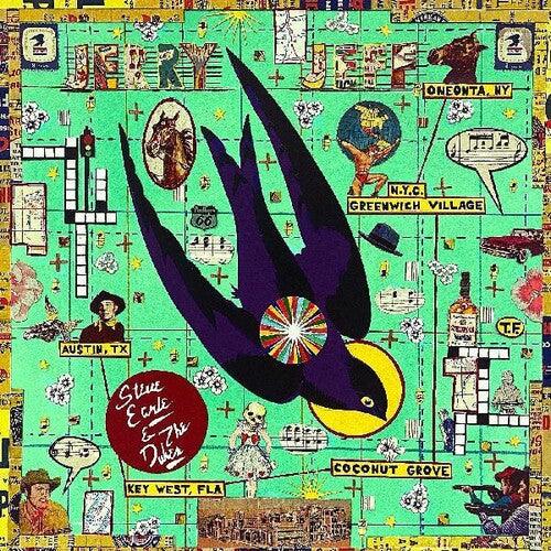 Steve Earle & The Dukes- Jerry Jeff ( LP )