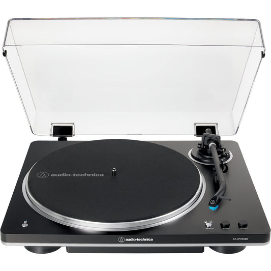 Refurbed Audio-Technica LP70XBT Fully Automatic Bluetooth Turntable (Black/Silver)