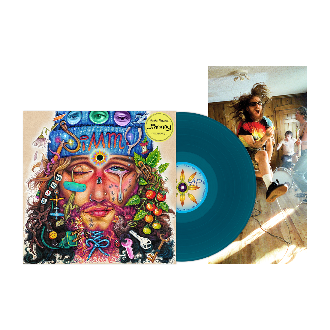 Briston Maroney- JIMMY (Sea Blue Vinyl) (w/ Ltd Ed 9"x12" print, while supplies last) ( LP )
