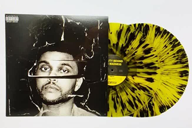 The Weeknd- Beauty Behind The Madness (Yellow w/ Black Splatter Vinyl) ( LP )