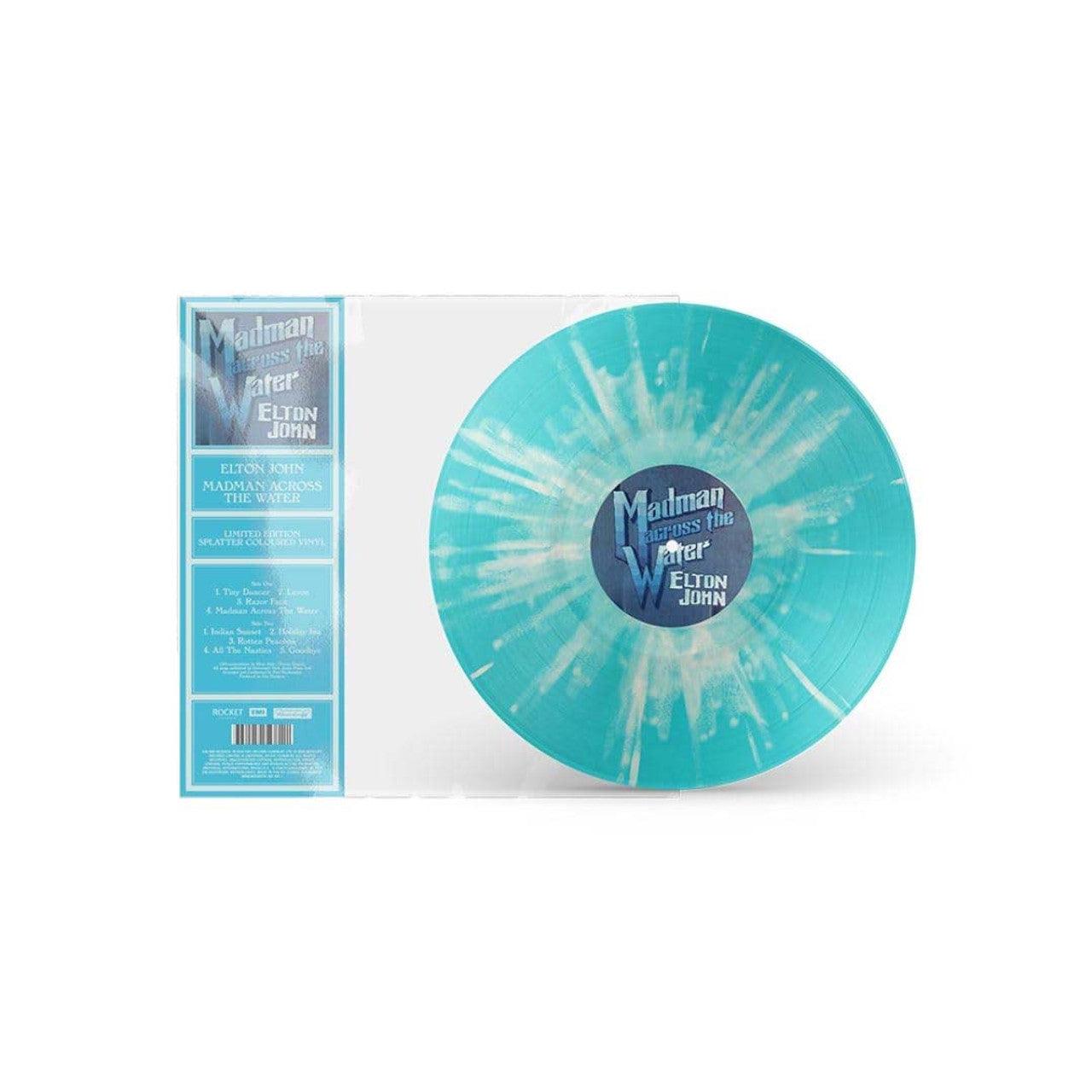 Elton John- Madman Across The Water [Light Blue Splatter 180g LP] ( LP )