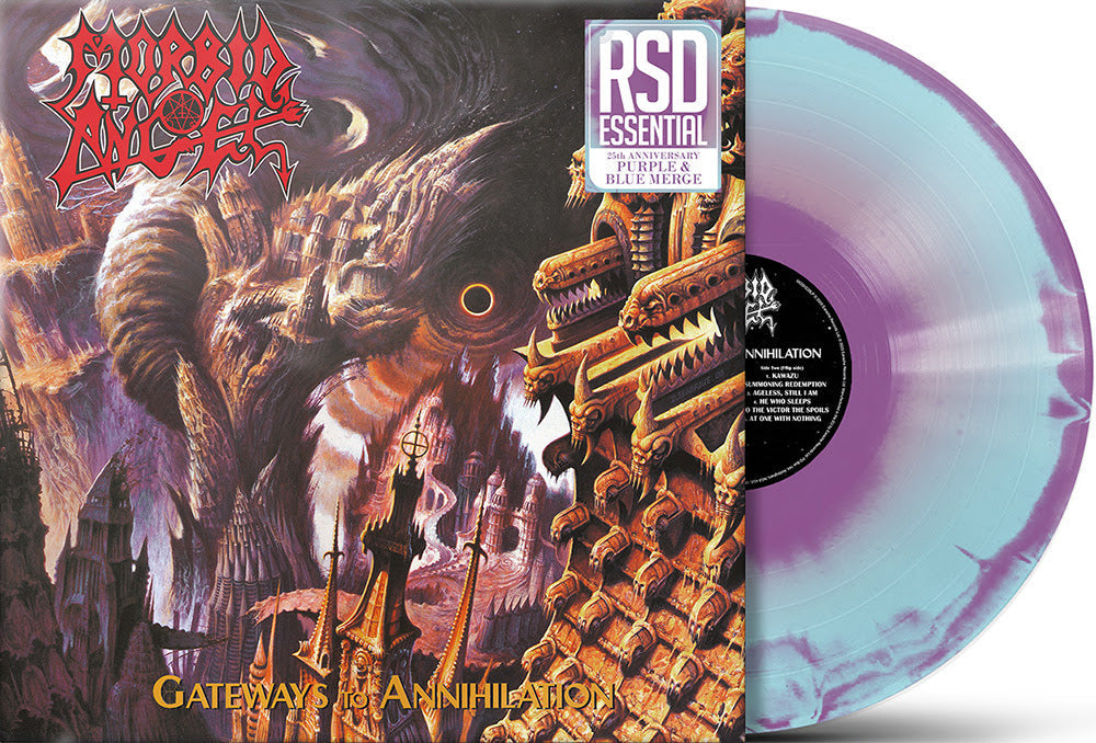 Morbid Angel- Gateways To Annihilation (Purple Blue Merge Vinyl) (RSD Essential) (DAMAGED) ( LP )