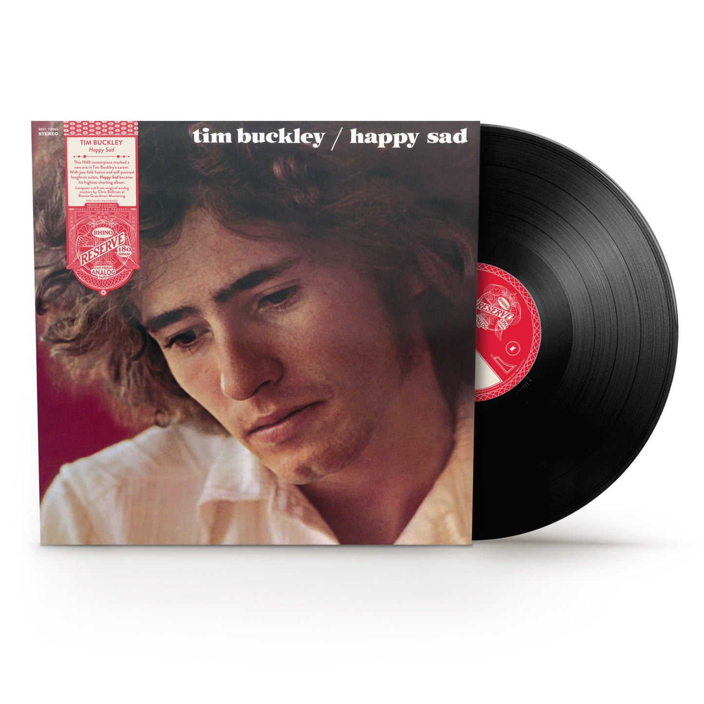 Tim Buckley- Happy Sad (Elektra 75) (Rhino Reserve) ( LP )