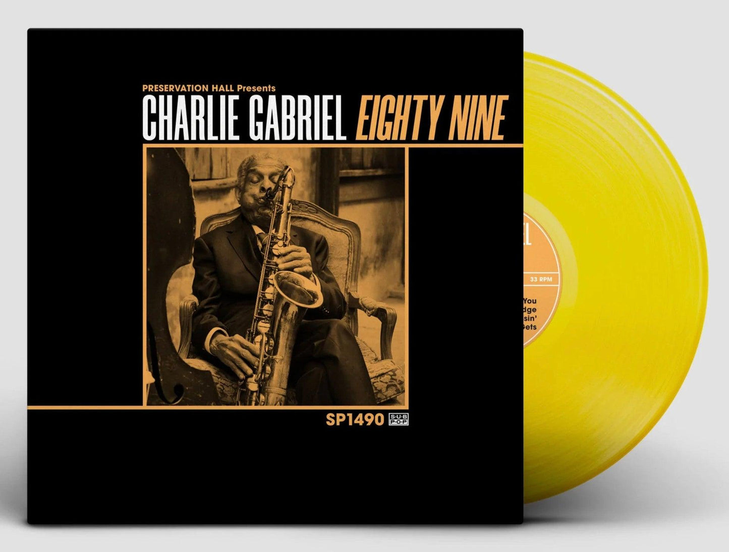 Charlie Gabriel (Preservation Hall Jazz Band)- 89 (Loser Edition Gold Vinyl) ( LP )