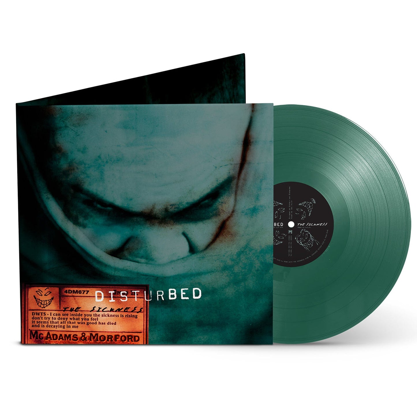 Disturbed- The Sickness (25th Anniversary Edition) (Green Vinyl) ( LP )