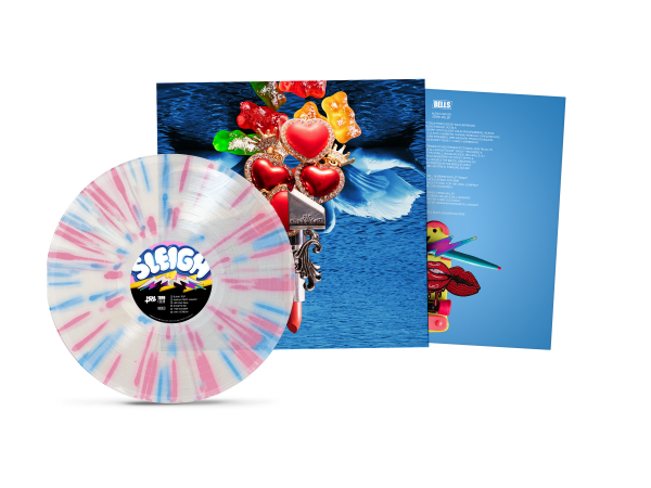 Sleigh Bells- Bunky Becky Birthday Boy (Clear with Pink & Blue Splatter Vinyl) ( LP )