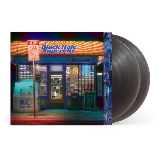 Aesop Rock- Black Hole Superette (Black Ice 2LP & Rainbow Foil Jacket) ( LP )