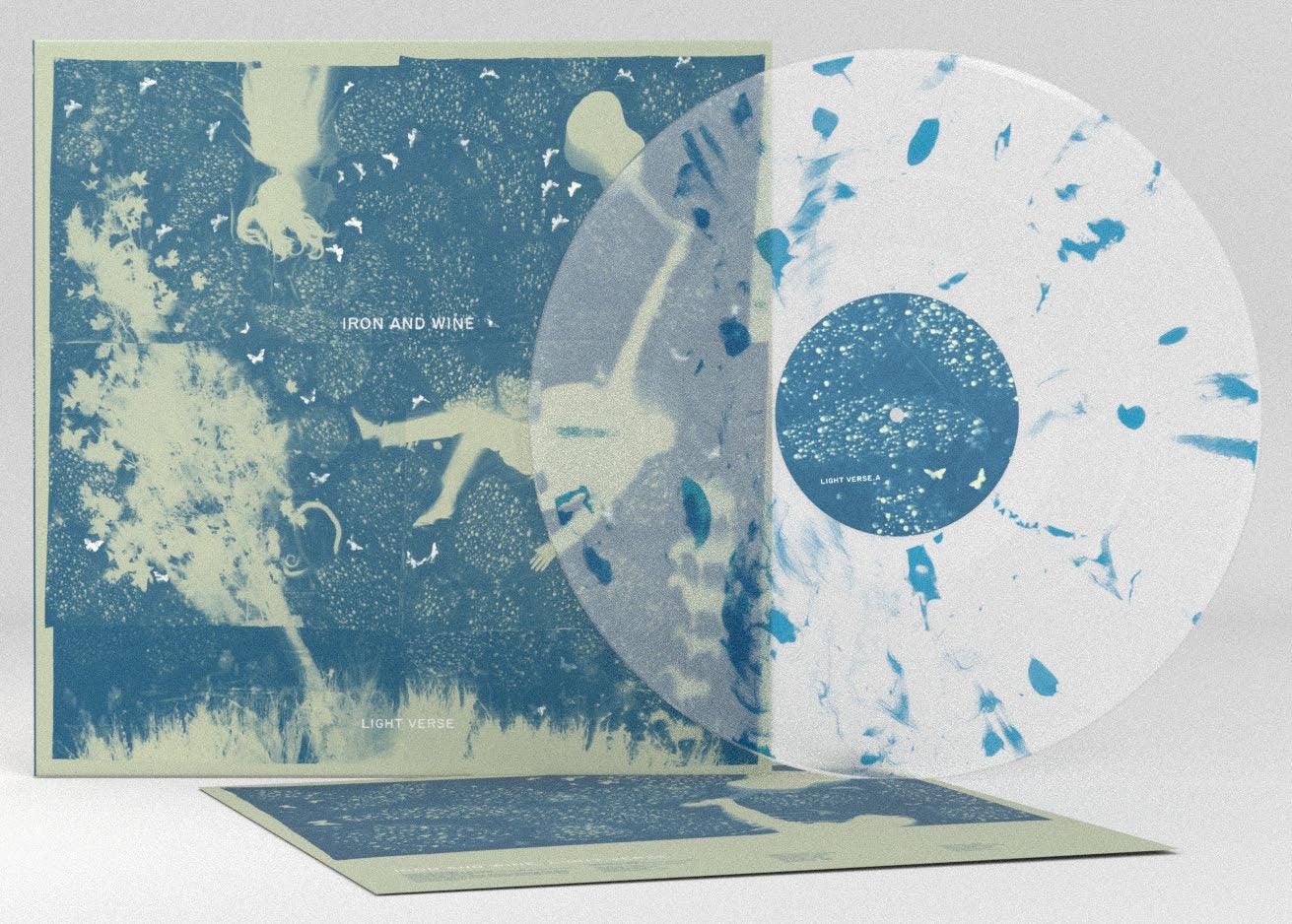 Iron & Wine- Light Verse (Clear w/ Blue Swirl Vinyl) (Loser Ed) ( LP )