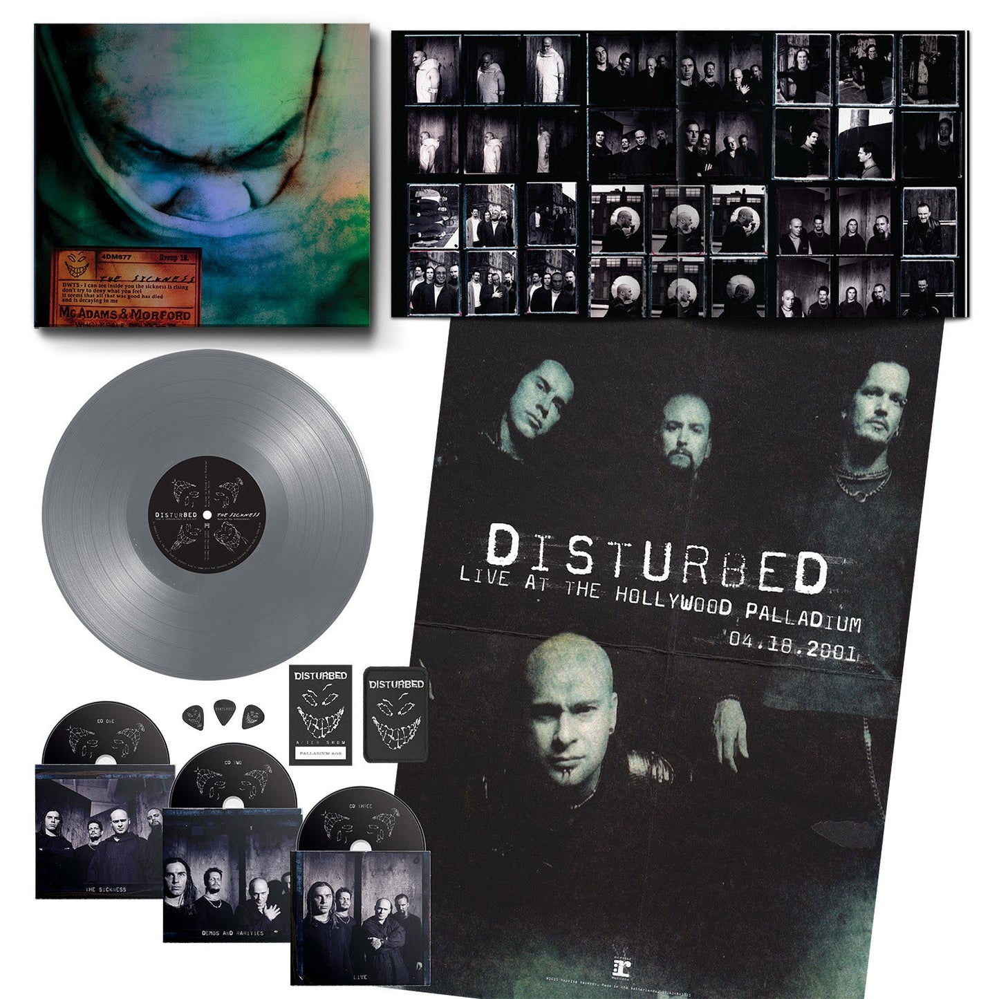 Disturbed- The Sickness (25th Anniversary Edition) (1LP/3CD Boxset) ( LP )