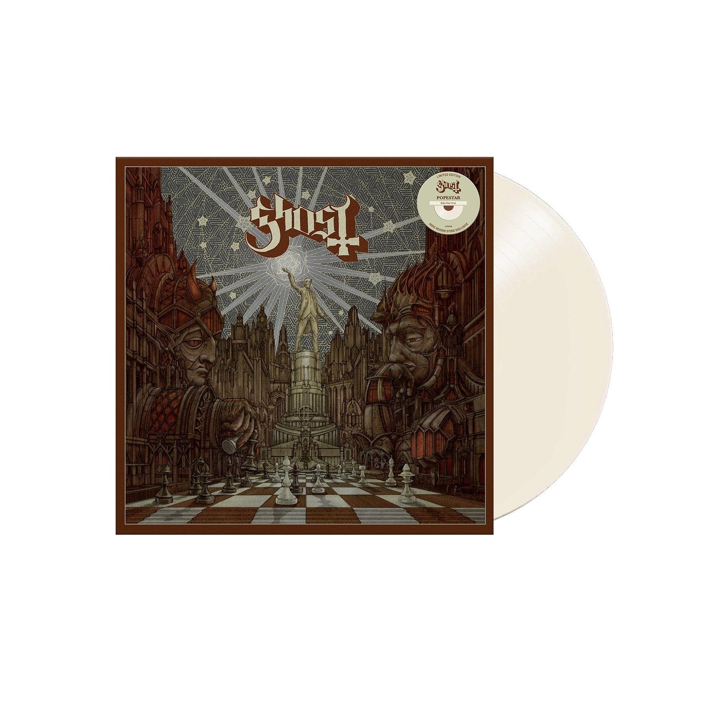 Ghost- Popestar (Indie Exclusive Milky Clear Vinyl) ( LP )