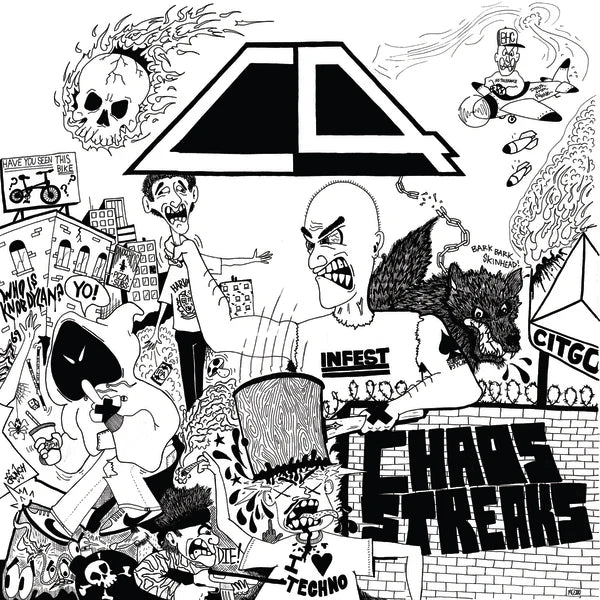 C4- Chaos Streaks (Gusher Poop w/ Corn Kernel Splatter Vinyl) ( LP )