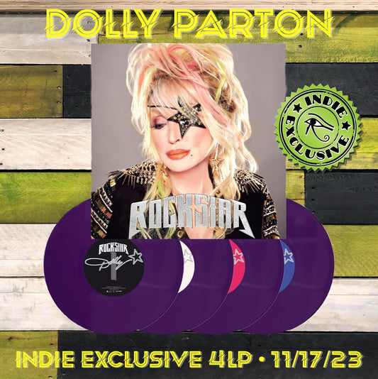 Dolly Parton- Rockstar [Deep Purple 4LP] [Alternate Cover] (Indie Exclusive Vinyl) ( LP )